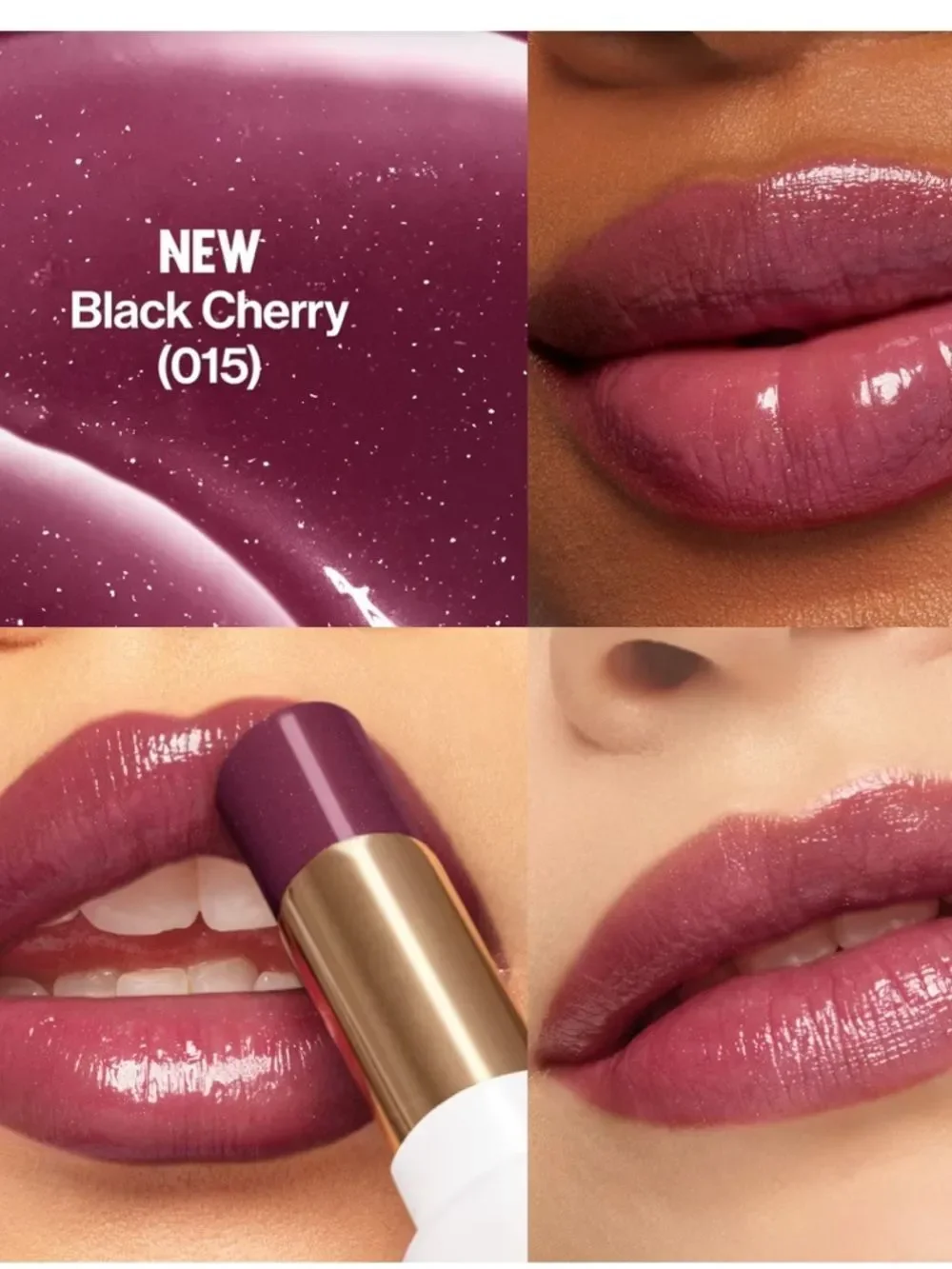 🦋 Revlon Black Cherry 15 Super Lustrous Glass Shine Balm New Full Size